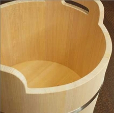 Wooden Foot Bath with handle2